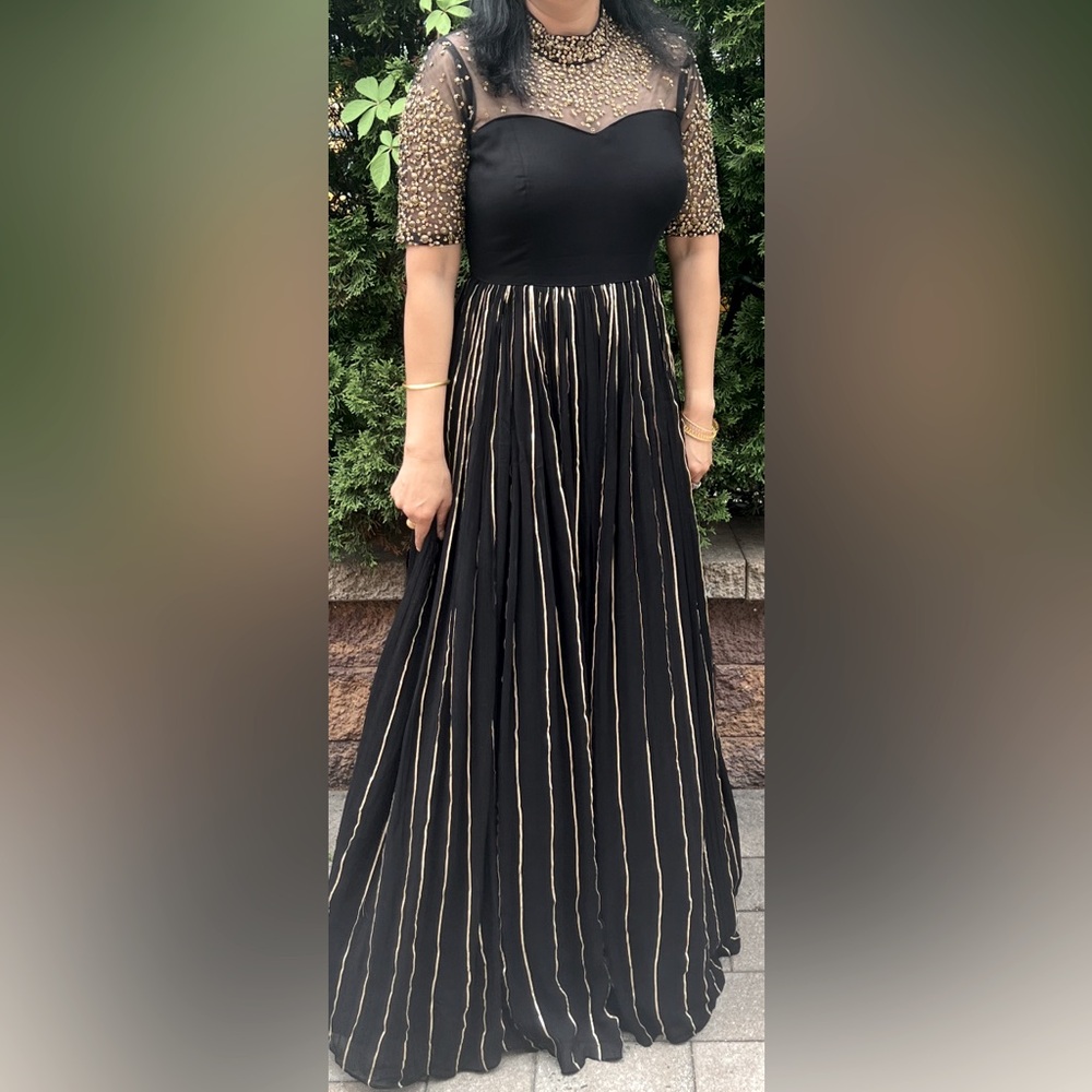 Embroidered Indian long Anarkali dressss